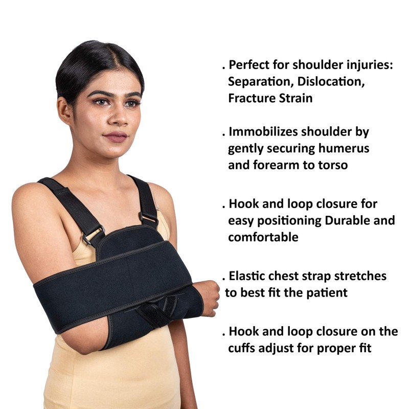 Wonder Care Arm Sling Shoulder Brace Fully Adjustable Rotator Cuff