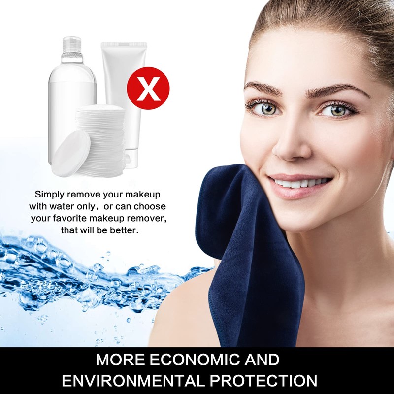 SINLAND Microfiber Facial Cloths Fast Drying Washcloth 12inch x 12inch