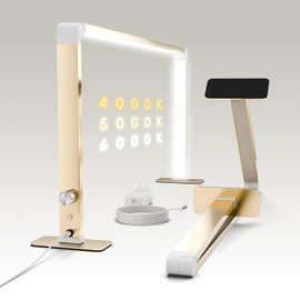 gelpal Nail Tech Lamp for Desk，32" 48W Professionals Led Light, Desk Lamp for Lash Eyelash Extension,Makeup Desk lamp,Color Temperature 2700K-6000K, Salon&Home(Pink)