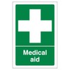 V Safety Medical Aid - Portrait 100 x 150 mm