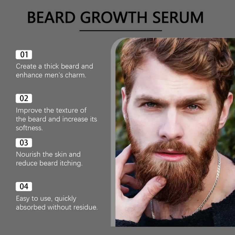 Kit Crecimiento Barba East Moon Sérum 60ml Y Rodillo