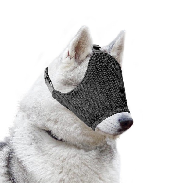 OHCOZZY Dog Muzzle, Dog Eye Mask with Soft Flexible Fabric,
