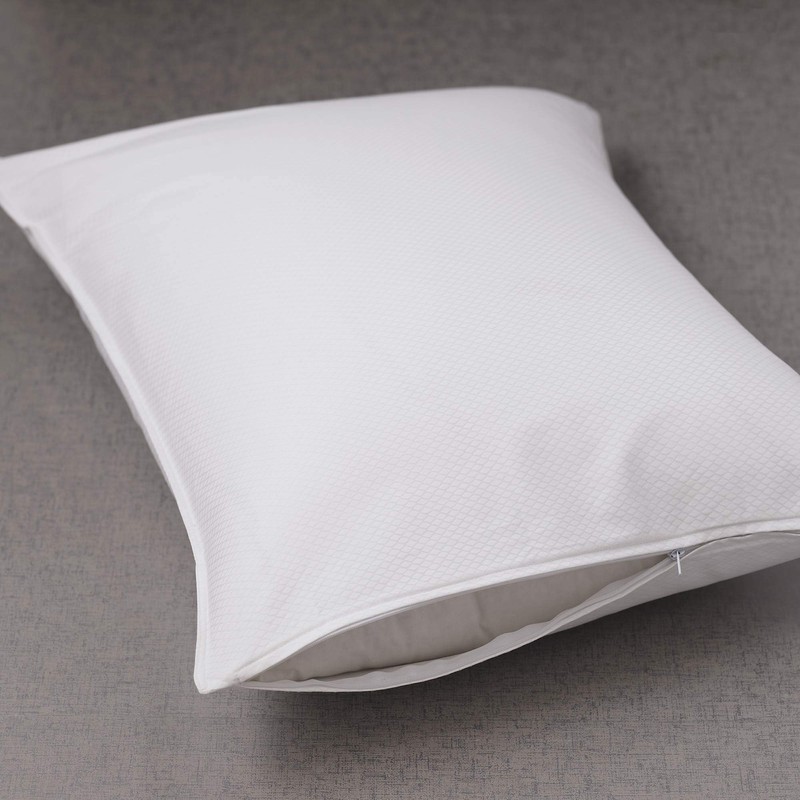Allied Essentials Serenity Cool Sleep Pillow Protector, White (King)