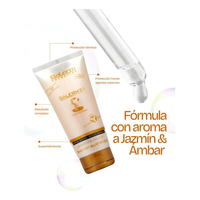 Salerm 21 Crema Intensiva Capilar Jazmin Y Ambar 200ml