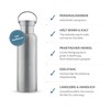 Sprengers Stainless Steel Water Bottle with Handle - Leak-proof &