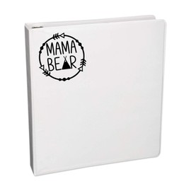 Bargain Max Decals Mama Bear Decal Notebook Car Laptop 5.5" (Black)