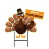 Happy Thanksgiving Yard Sign 24" x 18" - Coroplast Visible