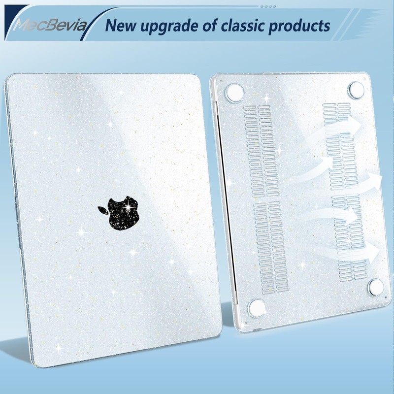 MecBevia Compatible with MacBook Air 15 inch Case, M4 A3241/M3