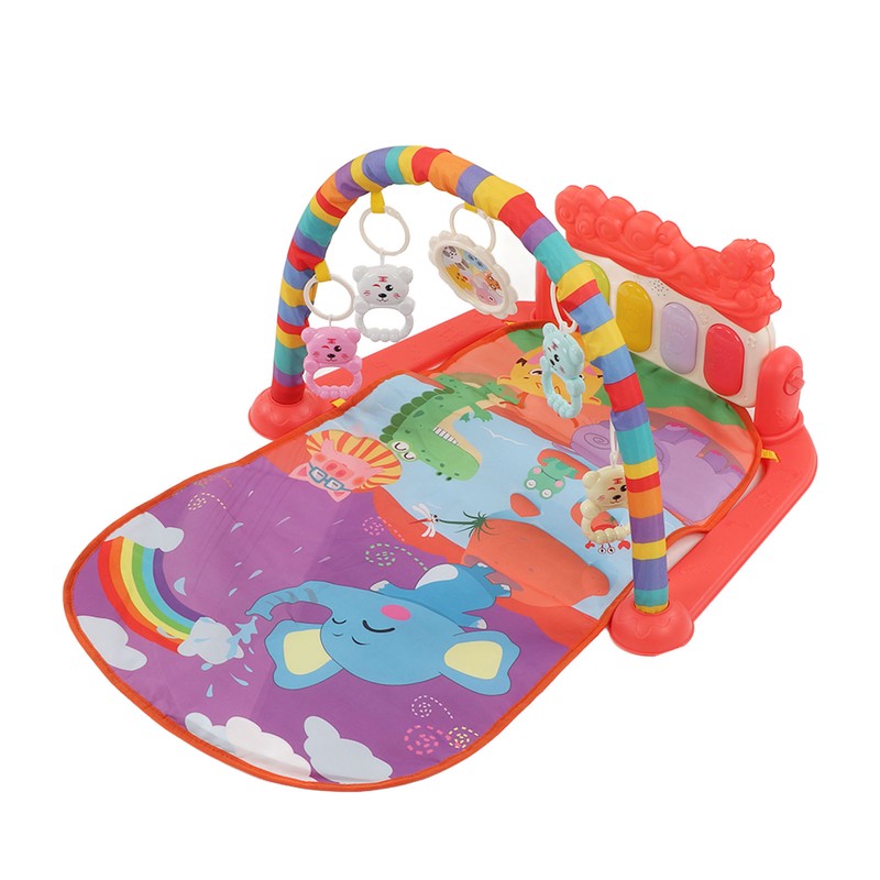 Baby Gym Piano Mat Lullabies Lights Detachable Early Educational Baby