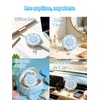 Compact Mirror, Exquisite Retro mini Travel Makeup Mirror (Blue)