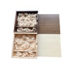 BEIJIGUANG Wooden Gift Box with Sliding Lid, Discreet Sliding Lid,