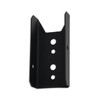 2x4 Galvanized Black Fence Brackets for Wood, Carbon Steel Fence