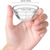 Set of 10 Mini Prep Bowls, 2.36 Inch Small Glass