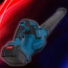 Cordless Leaf Blower,21V Handheld Electric Leaf Blower with 2 x
