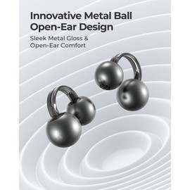 Lytmi CozyClip D1 Open Clip Earbuds, Hi-Fi Sound, Enhanced Bass, AI-Powered Clear Call, Anti-Leakage, 30Hr Playtime, Secure Fit, IP54 Waterproof, Dual-Connection, Bluetooth 5.4 Wireless Headphones