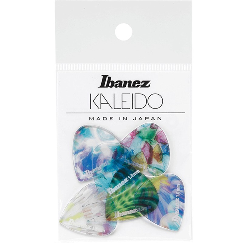 Ibanez Ibanez Pick 6-Piece Set KALEIDO Series Tritan with Colorful