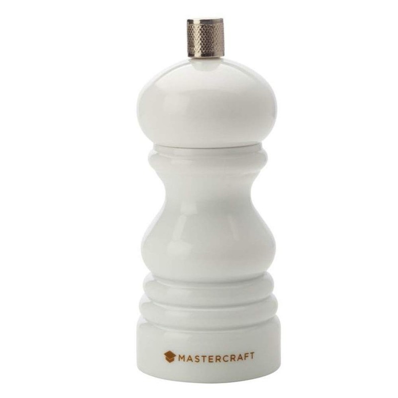 MasterClass Pepper Mill or Salt Grinder with Interchangeable Cap, Plastic,