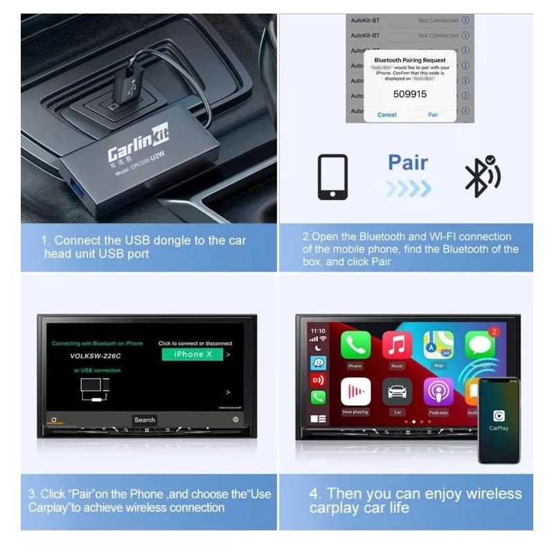 CarlinKit CarPlay Dongle only for Car with Android Head Unit