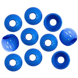 NASKA P-15 Plastic Loop Ends, 0.6 inches (15 mm), Pack of 10, Col.55, Navy Blue, Flowers