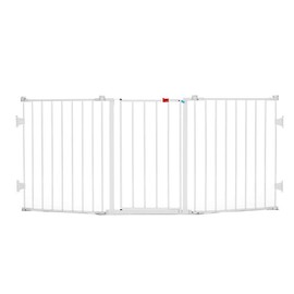Regalo 76 Inch Super Wide Configurable Baby Gate, 3-Panel, Includes Wall Mounts and Hardware