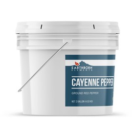 Earthborn Elements Cayenne Pepper, 2 Gallon Bucket, Spicy Flavor, Ground Red Pepper
