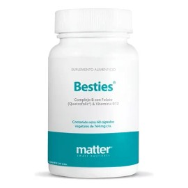 Matter Besties Complejo B C/folato & Vitamina B12 60 Pzs Sfn