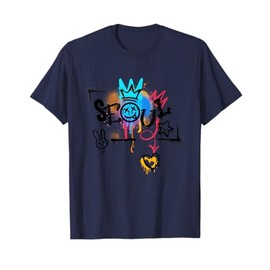 Seoul South Korea: Spray Paint Typography Doodle T-Shirt