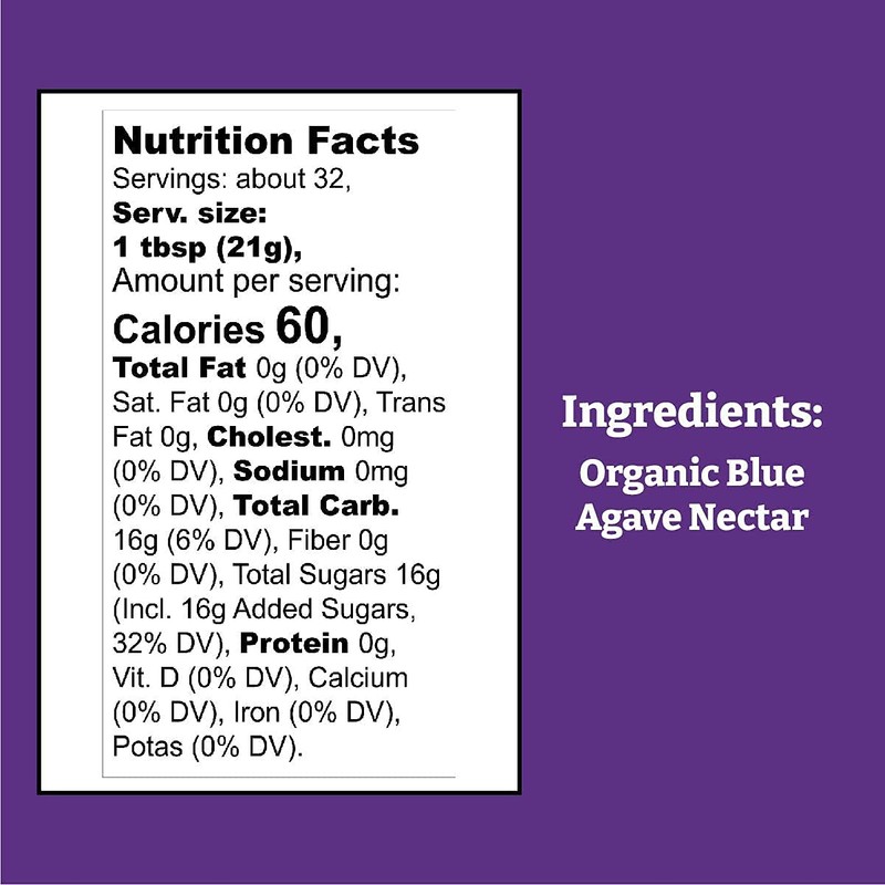 Wholesome FT Organic Blue Agave 23.5oz, 1-Pack