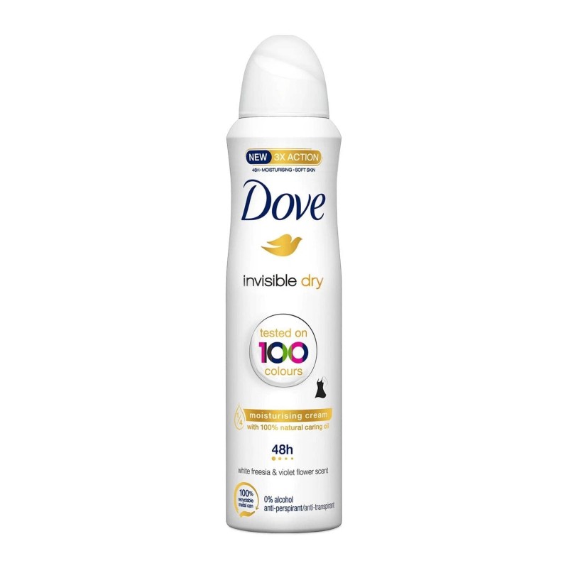 Dove Invisible Dry Antiperspirant Deodorant Spray for Woman Alcohol Free