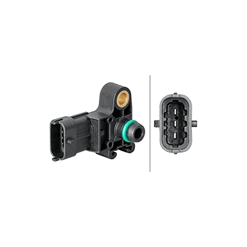 HELLA 6PP 358 152-051 Sensor, boost pressure - 3-pin connector