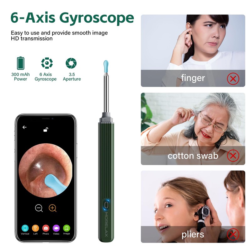 Ear Wax Removal with 8 Pcs Ear Set - Ear