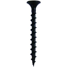 DAIDOHANT 10176789 Course Thread BK (Nominal Diameter d) 1.5 x Length 1.3 inches (3.8 x 32 mm) (Bugle / Full Thread) [Iron / Zinc Phosphate] (160 Pieces)