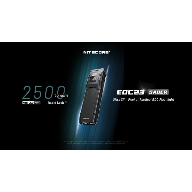 Nitecore EDC23 - USB-C to USCB-C Cable - EDC23 Saber