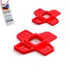 Nivilli MULTI-SPACER 4-in-1 Joint Spacer, Red, Pack of 100, Joint
