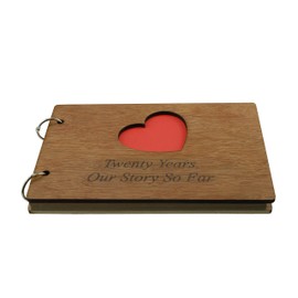 20 Years Our Story So Far - Scrapbook, Photo Album or Notebook Idea for 20th Anniversary