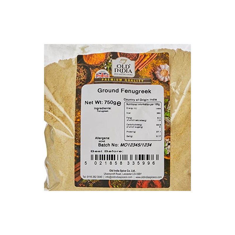 Old India Ground Fenugreek 750 g