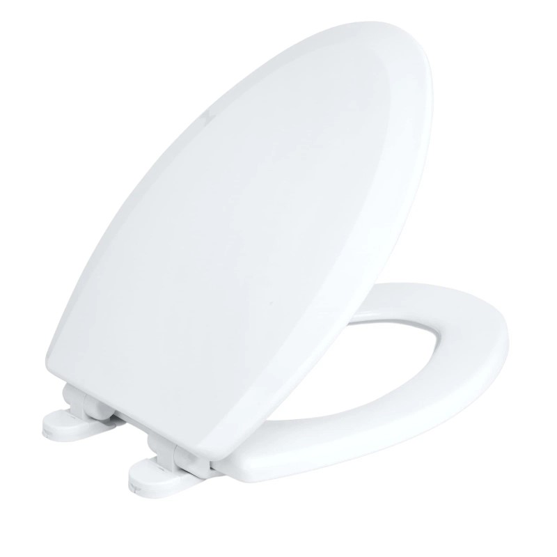 Centoco Elongated Toilet Seat Soft Close, Closed Front with Cover,