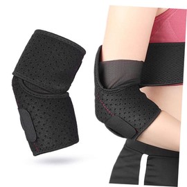 TOVINANNA 1pair Breathable Compression Elbow Sleeve Adjustable Arm Support Protector for Sports Reduces Pain and Swelling from Tendonitis Suitable for Tennis Basketball and Fitness