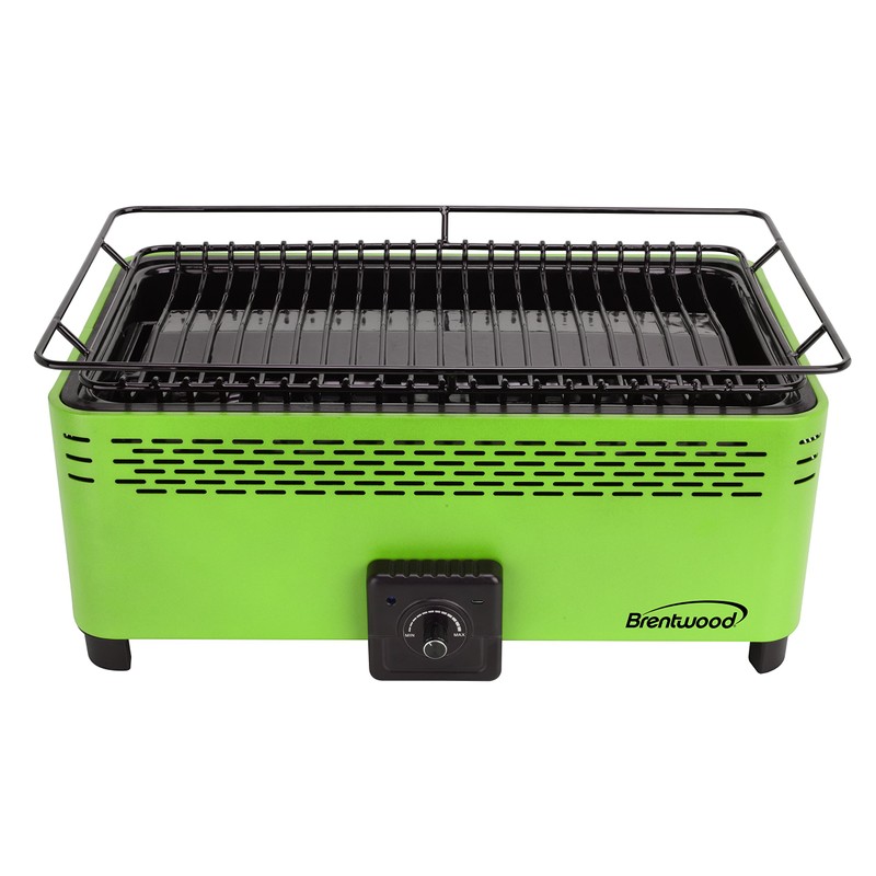 Brentwood BBF-31G Smokeless Portable BBQ, Non-Stick, Green