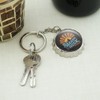 GRAPHICS & MORE Shark Week Lino Sunset Keychain Chrome Plated