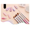 Mirhua ネイル 筆 ネイルブラシセット ジェルネイルブラシセット ジェルネイル用筆セット ふ ジェルブラシ ネイルアートブラシ【6個入り】