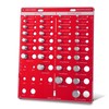 EVERKEEN Thread Nut Bolt Checker, metric Size Gauge, 42 Bolt