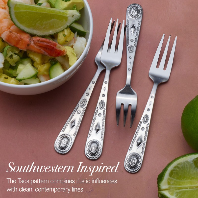 Wallace Taos 18.10 Appetizer Forks, Set of 4