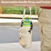 Icesip Water Bottle Holder Bag with Detachable Phone Pocket for