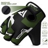 RDX Weight Lifting Gloves Gym Fitness Workout, Anti Slip Padded