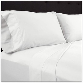 Luxury King Size Pillow Case, In 100% Egyptian Cotton, 600 Thread Count (White, King (U.k.standard-50x75Cms))