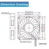 GDSTIME 7015 70mm x 15mm 7cm 12V DC Brushless Small