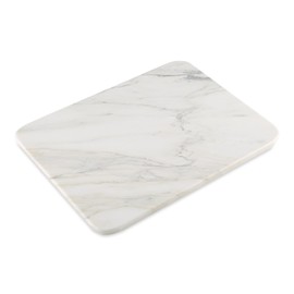 Koville Italian Natural Marble Cutting Board for Kitchen, 16x12inch Large Hand Crafted Marble Slab for Cheese, Charcuterie, Pastry Board - Wedding Gift, House Warming Gift