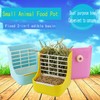 QIXNJALG Rabbit Feeder Bunny Guinea Pig Hay Feeder,Chinchilla Plastic Food