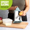 Tasty Box Grater with Storage Container & Lid, Multi-Sided Stainless
